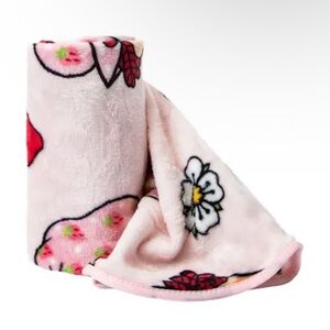 Floral Pink Kids Blanket